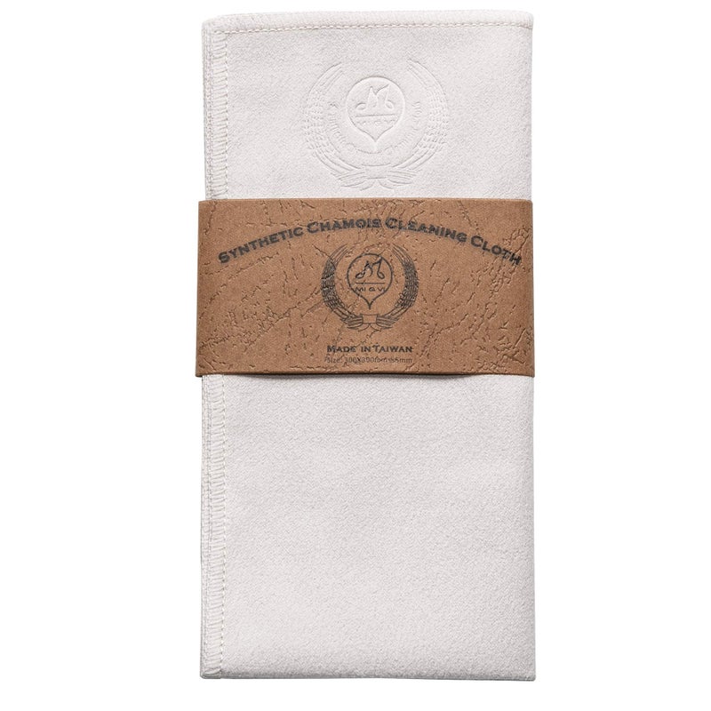 Mivi MI&VI Synthetic Chamois Microfiber Instrument Cleaning & Polishing Cloth for Violin, Viola, Cello, Bass, Guitar 12x12in(Pack of 3) - Image 4